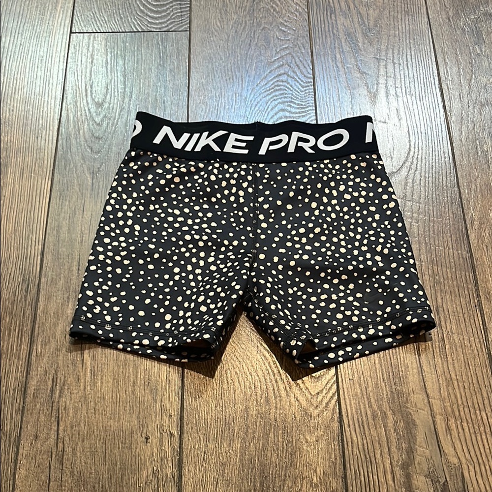 Nike Black and Tan Athletic Shorts
